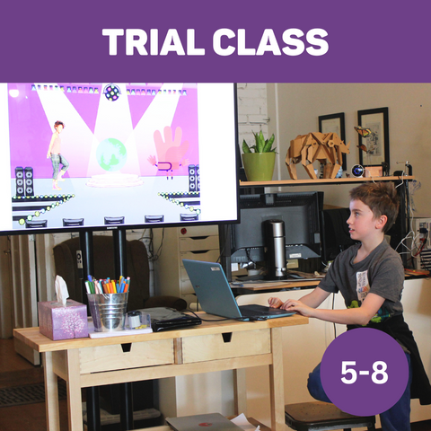 Saturday Trial Class: Intro to Coding with Scratch (5-8yrs)