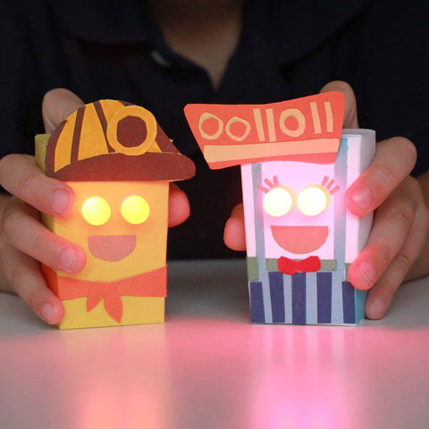 Crafting and Electronics with our Paperbot