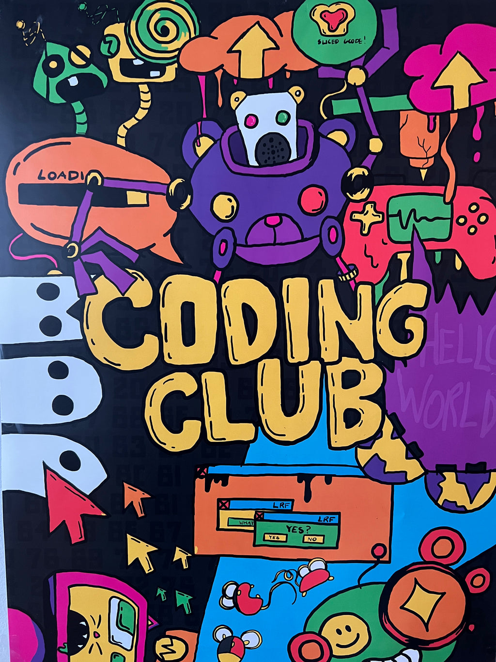 Coding Club Poster Little Robot Friends Coding club poster little robot friends